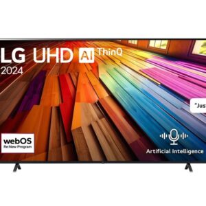 86UT80006LB | 86 Inch | UT80 series| WebOS 24 | Smart AI ThinQ | Magic Remote | HDR10 | Cinema Immersion | Game Optimizer & Dashboard - Image 1