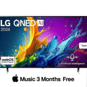 55 Inch QNED80T Series WebOS24 Smart AI ThinQ Magic Remote HDR10 HLG AI Sound Pro - Image 1