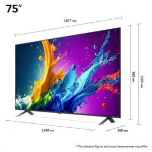 55 Inch QNED80T Series WebOS24 Smart AI ThinQ Magic Remote HDR10 HLG AI Sound Pro - Image 3