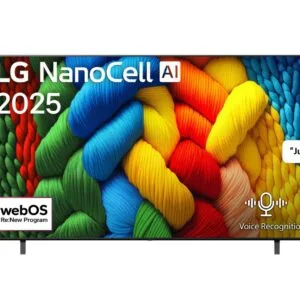 LG 75 inch LG NanoCell AI NANO80 4K Smart TV AI Magic remote HDR10 webOS25 2025 - Image 1