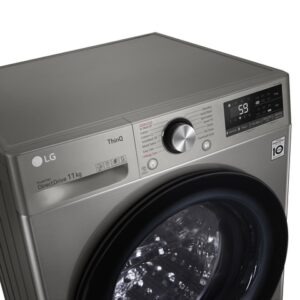 12kg LG Front Load Washer AI DD Steam ThinQ Wi-Fi Silver - Image 3