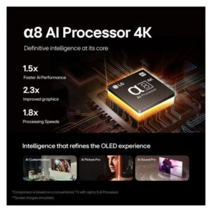 55 Inch B4 series 4K Cinema HDR AI Sound Pro Magic Remote Self-lit Gamer Dashboard & Optimizer  WebOS24 Smart AI ThinQ - Image 2