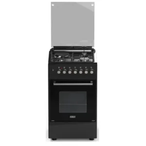 SOLSTAR FREE STANDING OVEN 60x60cm (3gas+1 Electric)SO631DKEBKBSS  , Black - Image 1