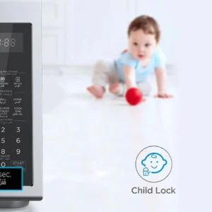 Midea Microwave 25L, 900W, Solo - Black - Image 2