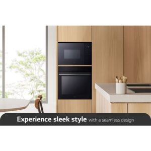 Built-in Microwave Oven Touch Control Stainless Steel White Led Display  8 Auto-cook Recipes - Image 4
