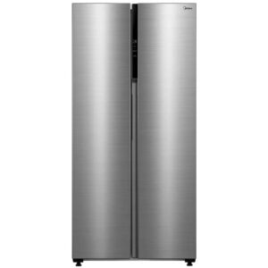 Midea 515L Side By Side Refrigerator Steel - Image 1