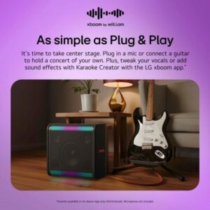 Xboom Stage 301 by will.i.am, Portable Party Speaker, 6.5? woofer and Dual 2.5 midrange Drivers, up to 12 Hours, Wedge Design + Tripod Port, IPX4 Water Resistant - Image 6