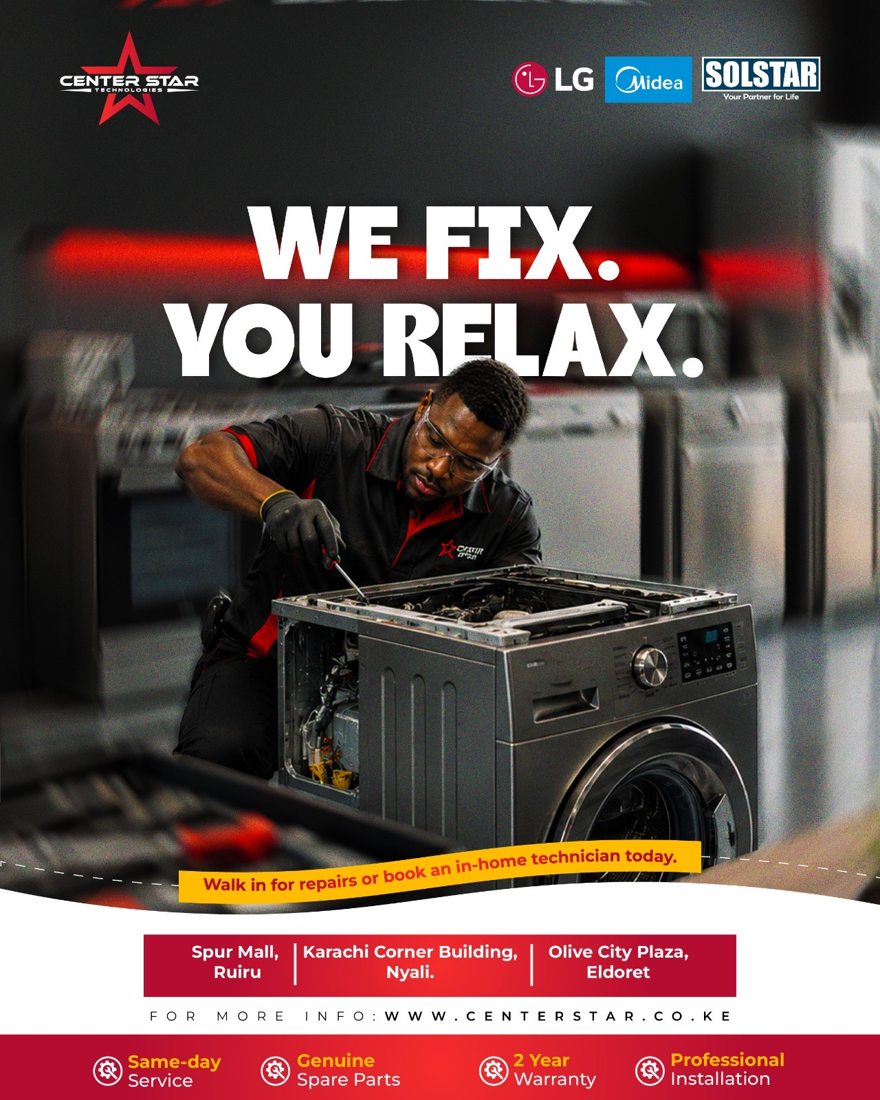 Centerstar LG service