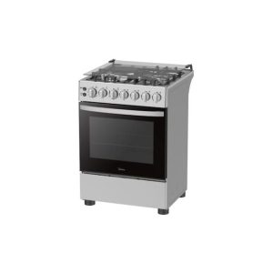 Midea 60*60- 3Gas + 1 Electric Standing Cooker With Electric Oven |60E3G1H6F-SL - Image 1