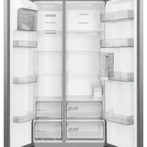 Midea 700 Liters Side by Side Refrigerator, Silver - MDRS925CIE46M - Image 3