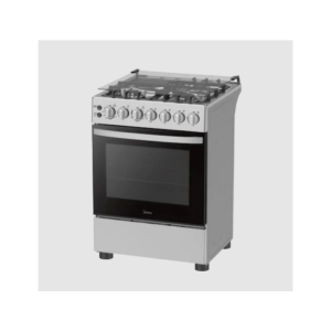 Midea Cooker with 3 Gas + 1 Electric Burners, 60*60, Stainless Steel | 60E3G1H8F-SS - Image 1