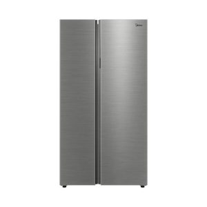 Midea Side by Side Space Master Refrigerator, 700L, Crystal Silver - Image 1